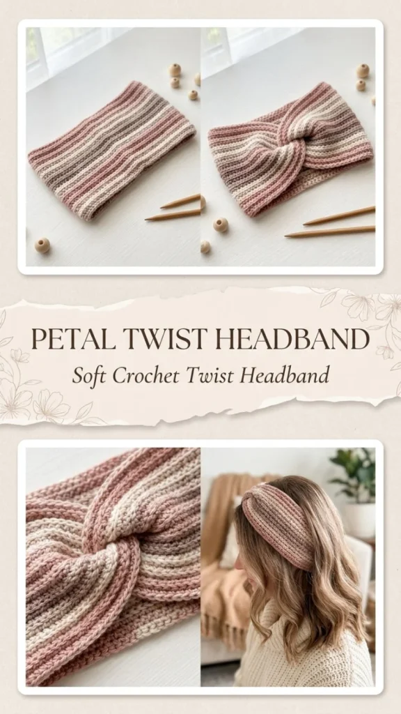 Petal Twist Headband featuring floral design and vibrant colors