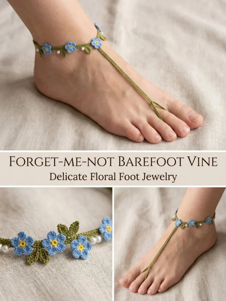 Forget-Me-Not Barefoot Vine showcasing vibrant flowers in a lush garden setting.