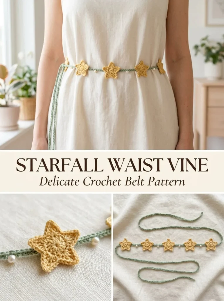 Starfall Waist Vine Belt elegantly designed for a stylish look.